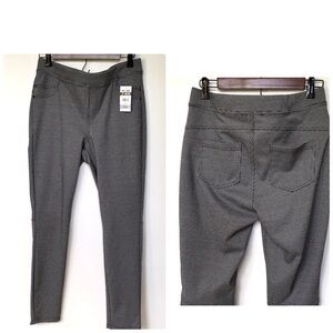 lily morgan Women's Houndstooth Skinny Pull On Pant Size Medium
